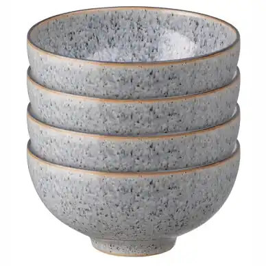 Bols à Riz Denby Studio Grey 480 ml (Lot de 4) Promotion Saisonnière